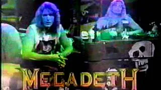 Vintage Megadeth Host MTV Headbangers Ball August 1990