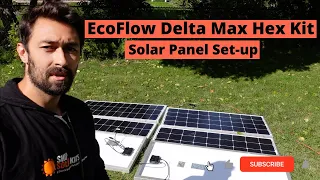 How to: Solar Panel Setup For (6) x 100 Panels [HEX Kit] | EcoFlow Delta MAX Solar Set Up Guide