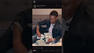 Kenny Muney Shows Off “PRE” Chain And Almost 300k Cash