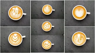 7 Top Latte Art Designs - Basics and Advanced latte art for Barista