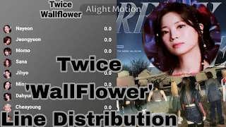 Twice 'Wallflower' Line Distribution ||