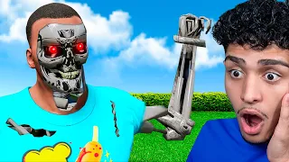 VIREI UM ROBÔ NO GTA 5!!!