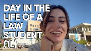 A *REAL* DAY IN THE LIFE OF A LAW STUDENT | 1L law student, law school vlog, Loyola Law School