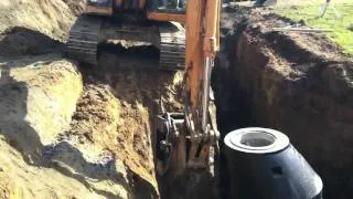Installing Sewer Line