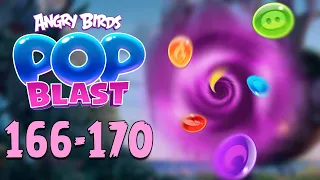 Angry Birds Pop Blast Gameplay Pt 33: Levels 166-170 - A Spiral of Bubbles