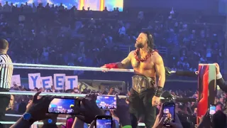 Roman Reigns entrance - WWE Royal Rumble 2024 live crowd reaction