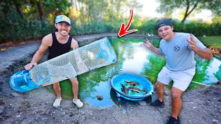 Building BUDGET Fish Traps 1v1 CHALLENGE!? (Home Depot)