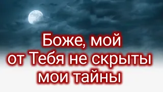 Боже мой, от Тебя не скрыты мои тайны | Христианские песни| Christian songs