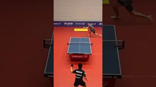 That's just crazyyy! 🥵 Table tennis matchpoint at its finest