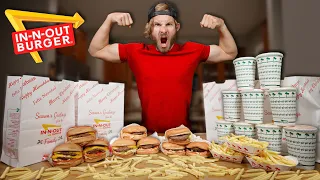 The ENTIRE In N Out Menu Challenge TRIPLED!