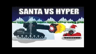 Catoon about tanks: "XMAS NIGHT BATTLE"