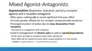 Pharmacology for Anesthesia   03 Opioids Part 3