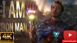 "Iam Iron Man", Snap Scene Avengers Endagame(2019) #4K