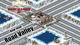 Red alert 2 | Give me a target | New Map: Road Valley | British 1v7