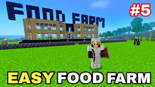 EASY FOOD FARM 😲 | MINECRAFT PE  IN தமிழ் | #vibezplay #minecraftintamil