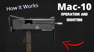 How Ingram MAC-10 Works. Animation Of Operation Of MAC-10, How It Works