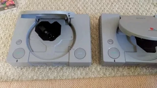 Sony PlayStation. SCPH-1001 vs SCPH-9001
