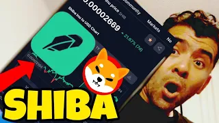 Mira Shiba Inu Coin en ROBINHOOD APP de NUEVO