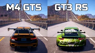 NFS Payback - BMW M4 GTS vs Porsche GT3 RS - Drag Race