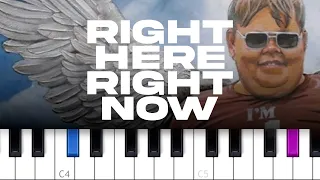 Fatboy Slim - Right Here, Right Now  (piano tutorial)