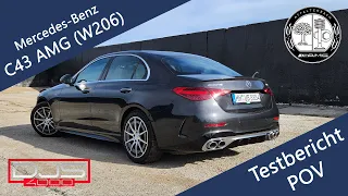 Mercedes Benz C43 AMG | Vier Zylinder? AMG-Fahrer vergleicht | POV Testbericht | W206