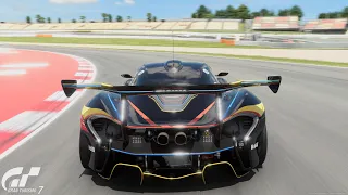 Gran Turismo 7 | McLaren P1 GTR 2016 - Circuit de Barcelona Catalunya GP [4K PS5]