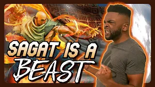 SAGAT IS A BEAST NOW! (SF5 DEFINITIVE EDITION PATCH)