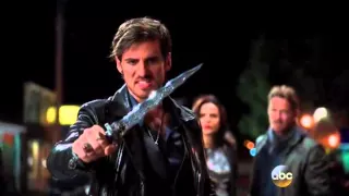 Once Upon A Time 5x01 "The Dark Swan" Hook, Regina, Robin, Snow and David