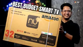 Best Budget Smart TV on Amazon | NU 32" Smart TV with HD Ready HDR 10+, Gaming Console, Bluetooth 5