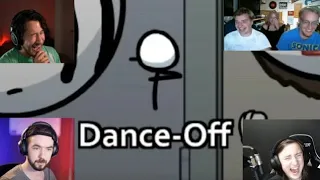Gamers Reacting To Dance Off Option In The Henry Stickmin Collection!!! (Too Funny XD)