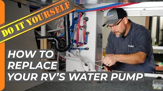 How to replace your RV Water Pump-Do It Yourself!