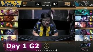 1907 Fenerbahçe vs Isurus Gaming | Day 1 Play-Ins of LoL MSI 2019 | FB vs ISG