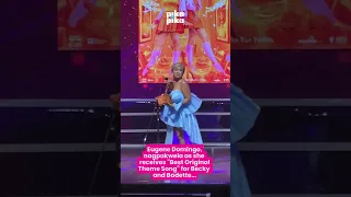 Uge, nagpakwela as she receives "Best Original Theme Song" for Becky and Badette... | MMFF 2023