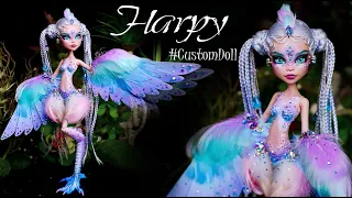 HARPY DOLL - Monster High Doll Repaint Tutorial - doll repaint | Sang Bup Be