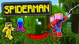 Minecraft Manhunt, But We're SPIDERMAN