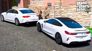 БИТВА ВОРОВ В GTA 5 - УГНАЛ BMW M8 СО СВАДЬБЫ! НАШЁЛ ТАЧКУ НА ПАРКОВКЕ РЕСТОРАНА! 🌊ВОТЕР