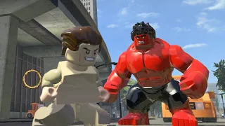 Red Hulk vs Sand man LEGO Marvel Super Heroes