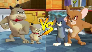 Tom and Jerry in War of the Whiskers HD Spike Vs Tyke Vs Tom Vs Monster Jerry (Master Difficulty)