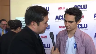 Max Minghella Red Carpet Interview at ACLU Annual Luncheon