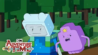 Finn vs Enderman Minecraft Episode | Adventure Time | Cartoon Network