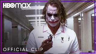 Heath Ledger's The Joker Visits Gotham Hospital | The Dark Knight | HBO Max