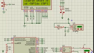 Temperature measurement using Thermocouple (K type) and DS18B20 - PIC microcontroller