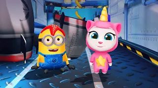 WHO IS THE BEST? MY TALKING ANGELA vs MINIONS? -  LITTLE MOVIES 2020