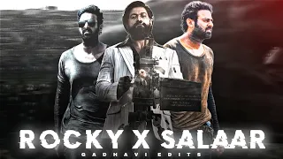 ROCKY X SALAAR || MONSTER X DINOUSER || KGF AND SALAAR EDIT || GADHAVI EDITS ||