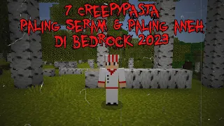 7 Creepypasta PALING SERAM & PALING ANEH di Minecraft Bedrock 2023 (Edisi Tahun baru)