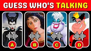 Guess who's talking | Disney Villain's voice challenge.