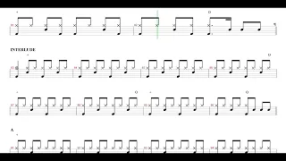 Billy Joel-My Life | Drum Score, Drum Sheet Music