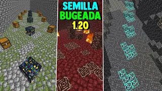 😱 SEMILLA BUGEADA para Minecraft Bedrock 1.20 (MCPE, W10, Xbox, Play Station)