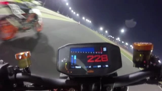 KTM 1290 Super Duke R 2017 On Board Losail Track