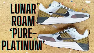 Nike's NEW RUNNER 🔥- NIKE LUNAR ROAM - 'Pure Platinum / Desert moss' ...#sneakers #nikeLunar #roam
